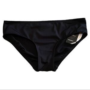 NWT TYR Women's Swim Bikini Bottom Midrise UPF 50+ Protection Black Size 14‎